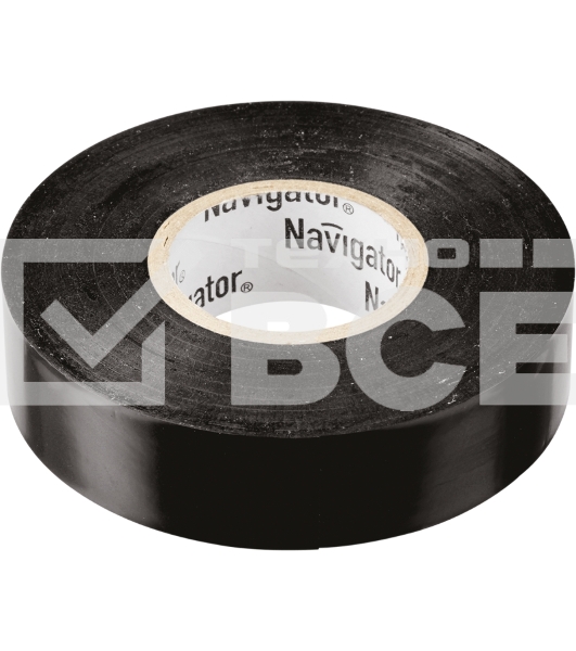Изолента ПВХ 15мм (рул.20м) черн. NIT-B15-20/BL Navigator 71103