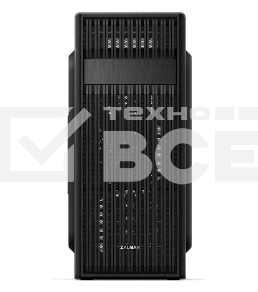 Компьютерный корпус Zalman ZM-T6 черный без БП ATX 1xUSB2.0 1xUSB3.0 audio bott PSU