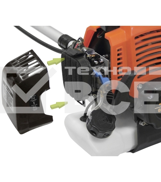 Мотокоса CARVER GBC-043M2.3лс easy-start ранец диск48зуб. easy-head леска2,4мм