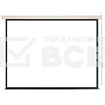 Экран с электроприводом Lumien Eco Control 244x244 см (раб. область 236х236 см) Matte White черная кайма по периметру 1:1, фото 1