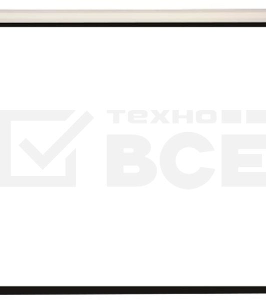 Экран с электроприводом Lumien Eco Control 244x244 см (раб. область 236х236 см) Matte White черная кайма по периметру 1:1