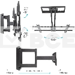 Кронштейн для телевизора Kromax GALACTIC-57 черный 32