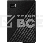 Внешний жесткий диск Western Digital Original USB 3.0 4Tb WDBPKJ0040BBK-WESN My Passport 2.5