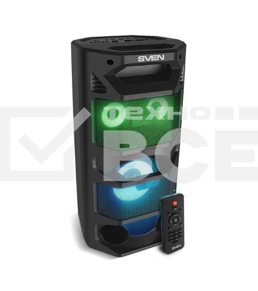 Мобильные колонки Sven PS-670 2.0 чёрные 2x32.5W  Bluetooth