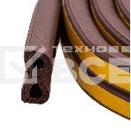 Уплотнитель резиновый Сибртех, 6 м, профиль 