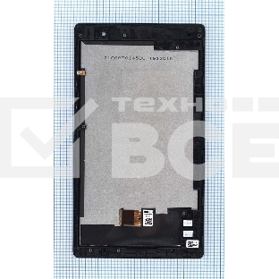 Модуль (матрица + тачскрин) для Asus ZenPad C 7.0 Z170C черный с серебристой рамкой
