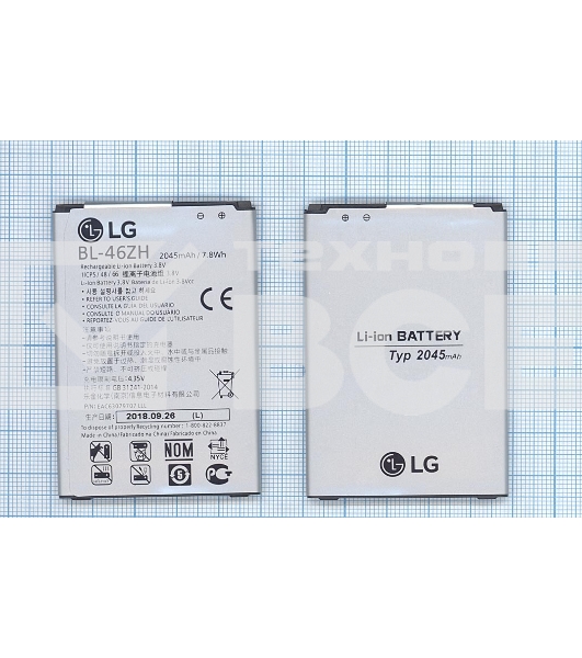Аккумуляторная батарея BL-46ZH для LG AS330, AS375 2045mAh 3,8V