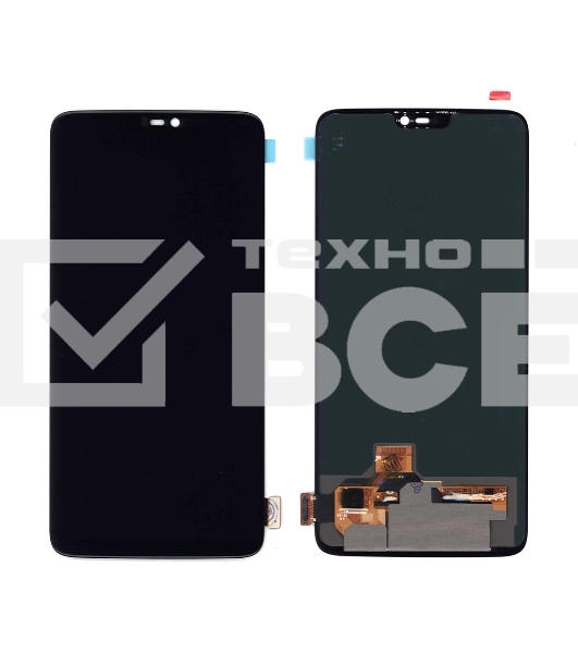 Дисплей для OnePlus 6 OLED черный
