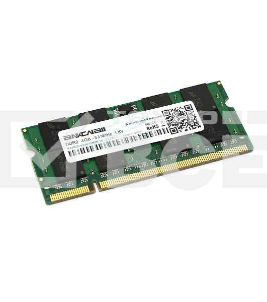 Оперативная память Ankowall, DDR2, 4GB (1x4GB), 533 MHz, CL4, SO-DIMM