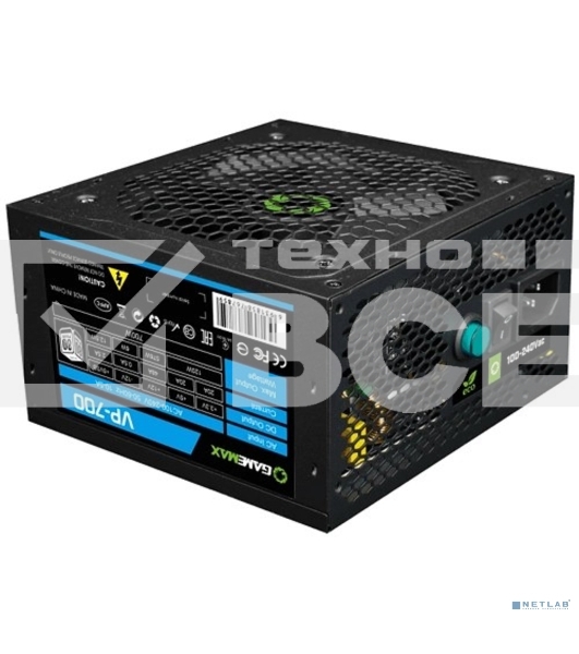 Блок питания GameMax VP-700, 700Вт, 80 PLUS Bronze, 120мм, черный