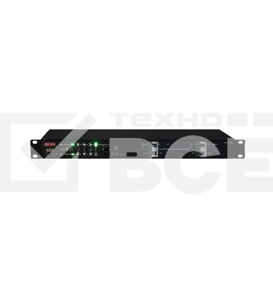 Автоматический ввод резерва ELEMY RACK ATS-1203/32/T/E/DO, 1U, 220B, 32A, Ethernet, Digital Output, in (2) HW, out (2) HW