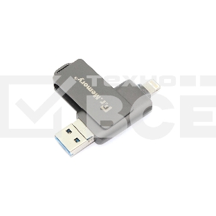 Флешка USB Dr. Memory 051 4Гб, USB 3.0, черный