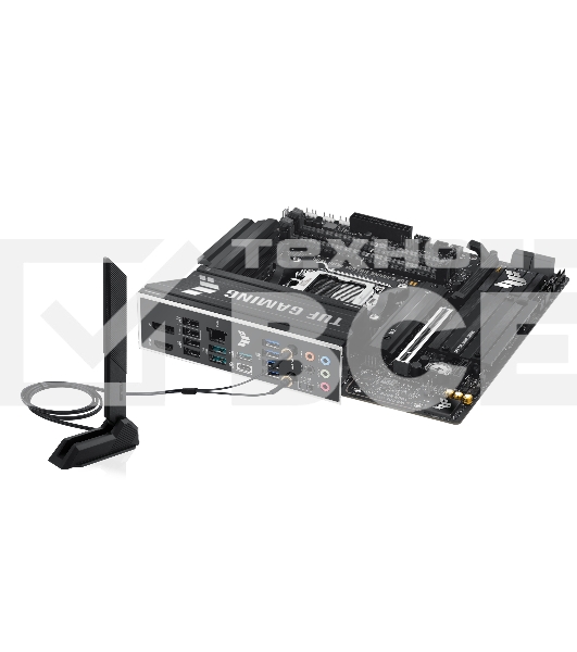 Материнская плата ASUS TUF GAMING B850M-PLUS WIFI, AM5, AMD B850, 4xDDR5, 4xSATA, 3xM.2, 1xPCIe 4.0 x16, 1xHDMI, 1xDP, 1x 2.5Gb LAN, 1xUSB-C 20Gbps, 3xUSB-A 10Gbps, 4xUSB-A 5Gbps, 4xUSB-A 2.0, 7.1, micro-ATX