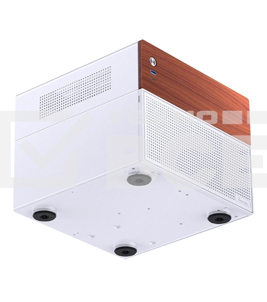 Корпус без блока питания JONSBO N4, Mini-Tower, 1x120mm, 1xUSB-A 3.0 + 1xUSB-C 3.2, SFX PSU Support, mATX, mITX White
