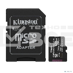 Флеш карта Micro SecureDigital 128Gb Kingston Canvas Select Plus Gen3 150Mb/s A1,, адаптер в комплекте, фото4