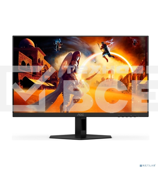 Монитор 27' AOC Gaming 27G4XE IPS 1920x1080, 180 Гц, 1 мс, 16:9, 300 кд/м2, 2xHDMI, 1хDP, 1x3.5 мм, черный/темно-серый