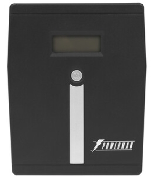Источник бесперебойного питания Powerman Smart Sine 2000VA/1400W, 220V, Line-Interactive, LCD, Tower, Out: 4xShuko, черный*SmartSine2000