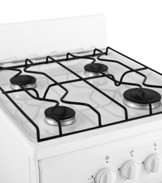 Газовая плита Flama RG 24011 W белый, конфорок 4 шт, духовка 50 л, 50 см x 85 см x 60 см