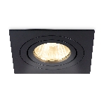 Встраиваемый поворотный точечный светильник Ambrella light TN102622 BK черный GU5.3 92*92*28, фото3