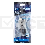 Кабель USB Гарнизон GCC-USB2-AP2-0.5M AM/Lightning, для iPhone5/6/7, IPod, IPad, 0.5м, черный, пакет, фото3