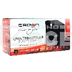 Источник бесперебойного питания CROWN Line Intractive CMU-SP800 COMBO USB 800VA\480W, корпус металл, 1x12V/9AH, розетки 4*IEC + 2*EURO+1*IEC bybass, трансформатор AVR 140-290V, съемный кабель 1.2 м, порт RJ11/45, порт USB, защита: от перегрузки, от КЗ, от скачков напряжения, фото6