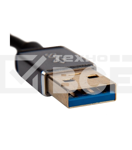 Кабель-переходник USB 3.0 (Am) --> LAN RJ-45 Ethernet 1000 Mbps, Aluminum Shell, VCOM <DU312M>