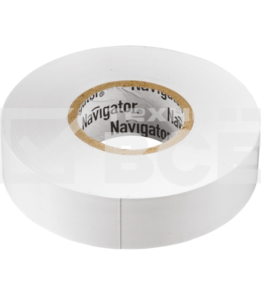 Изолента ПВХ 15мм (рул.20м) бел. NIT-B15-20/WH Navigator 71102