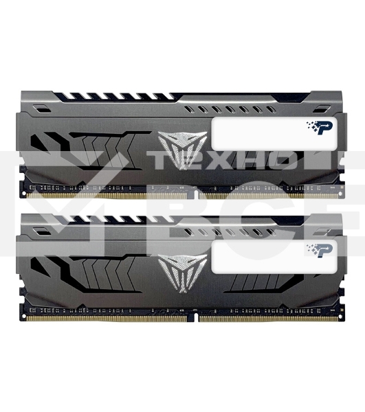 Оперативная память Patriot Viper Steel, DDR4, 16GB (2x8 GB), 3000 MHz, CL16, радиатор, чёрный