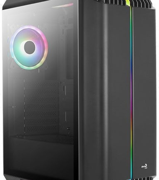 Компьютерный корпус Aerocool/Formula Gladiator Duo-G-BK-v1 черный без БП ATX 3x120мм 2xUSB3.0 audio bott PSU