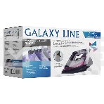 Утюг Galaxy Line GL 6128, фиолетовый с черным, паровой, 2200 Вт, постоянный пар 30 г/мин, паровой удар 140 г/мин, функции: самоочистка, антикапля, антинакипь, функция увлажнения, вертикальное отпаривание, защита от перегрева,  индикатор нагрева, керамичес, фото4