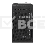 Компьютерный корпус Miditower ExeGate EVO-8225-NPX500 (ATX, БП 500NPX с вент. 12см, 2*USB+1*USB3.0, черный, 2 вент. с RGB подсветкой и полоса на передней панели, боковая панель - закаленное стекло), фото3