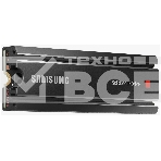 Накопитель SSD Samsung 980 PRO MZ-V8P2T0CW, 2Tb, PCIe 4.0 x4, M.2 2280, NVMe, R/W 7000/5100, с радиатором, фото3