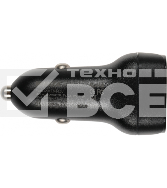 Автомобильное зар./устр. Wiiix UCC-7-2-08 5A PD+QC черный