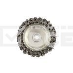 Щетка Matrix для УШМ, 125 мм, М14, Чашка, крученая проволока 0,35 мм, фото2