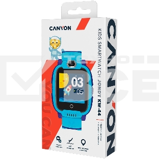 Смарт-часы CANYON Jondy KW-44, 1.44''IPS 240*240, ASR3603S, Nano SIM, 192+128MB+512MB TF Card синий