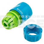 Соединитель пластмассовый быстросъемный LUXE Palisad для шланга 1/2', однокомпонентный, фото4