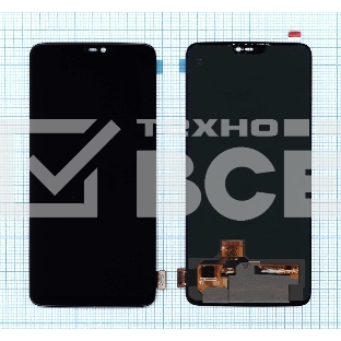 Дисплей для OnePlus 6 OLED черный