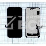 Дисплей (модуль) для Apple iPhone 14 в сборе с тачскрином, черный, фото3