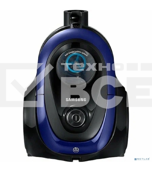 Пылесос Samsung VC18M21B0S2 синий, 380/1800 Вт, уборка сухая, пылесборник контейнер 1.5 л