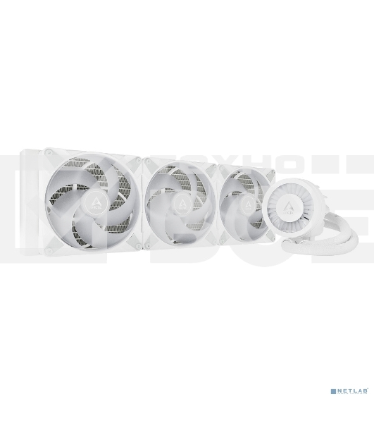 Жидкостная система охлаждения Arctic Liquid Freezer III 420 A-RGB белый, 140 мм, алюминий, 2800 об/мин, 26 дБ, 4 pin, 374 Вт
