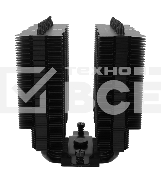 Кулер для процессора Thermalright Phantom Spirit 120 SE черный (4-pin PWM, 154mm, Ni/Cu, 7x6mm, 2x120mm, 66.17CFM, 25.6dBA, 1500RPM, S: 1200, 1700, 1851, 115X, AM4, AM5, silver, black)