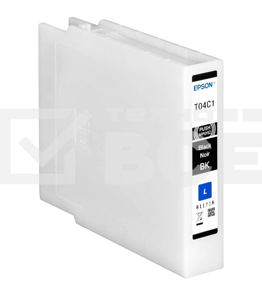 Картридж струйный EPSON T04C (C13T04C140) черный (2900 стр.) для WF-C8190DW/WF-C8690DWF