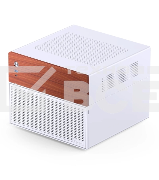 Корпус без блока питания JONSBO N4, Mini-Tower, 1x120mm, 1xUSB-A 3.0 + 1xUSB-C 3.2, SFX PSU Support, mATX, mITX White