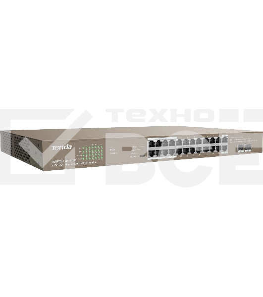 Коммутатор 24PORT 24POE TEG1126P-24-410W TENDA