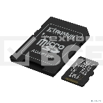 Флеш карта Micro SecureDigital 128Gb Kingston Canvas Select Plus Gen3 150Mb/s A1,, адаптер в комплекте, фото3