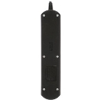 Удлинитель PC 1,5 м, 4 р, без выкл., 16А черный PC-2B-1,5M, фото 1