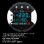 Стабилизатор напряжения настенный ExeGate Master Turbo XV-2000 (2000ВА, вход 80-290В, цветной дисплей, выход 220В±10%, КПД 98%, 5 уровней защиты, задержка, усиленный метал.корпус, 1*Schuko, RTL), фото8
