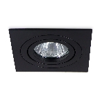 Встраиваемый поворотный точечный светильник Ambrella light TN102622 BK черный GU5.3 92*92*28, фото 1
