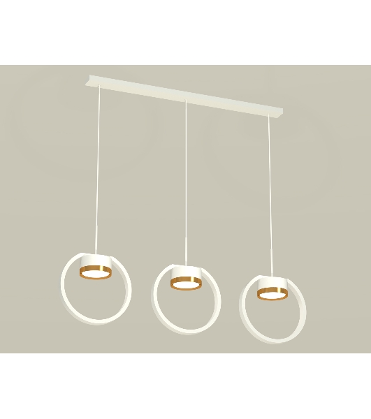 Светильник Ambrella light XB9106103/3 SWH/PYG белый песок/золото желтое полированное GX53 (C9106, N8124)