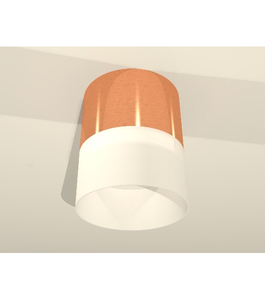 Светильник Ambrella Light XS8122011 PPG/FR золото розовое полированное/белый матовый GX53 (C8122, N8402)